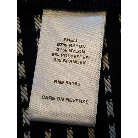 Tommy Hilfiger Suit Separates Black & White Polka Dot Size 16 Dress Pants - Picture 8 of 9